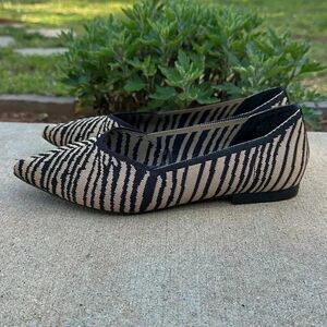 Nanette Lepore Zebra Print Flats